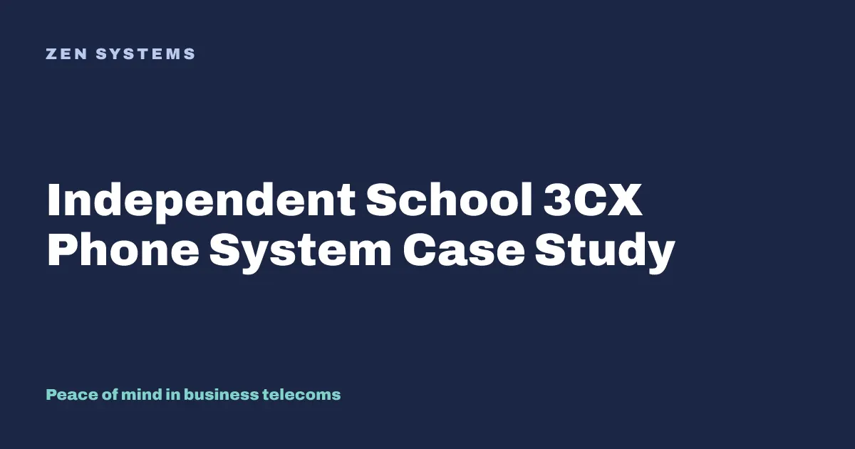Upgrading telecoms for a leading independent school, on time