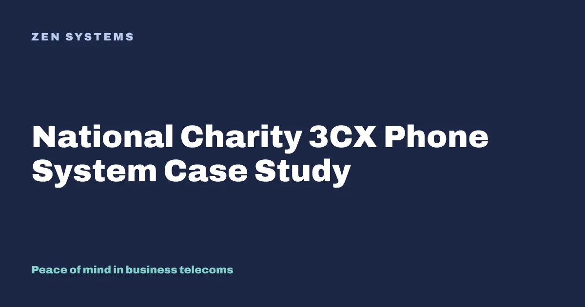 Restoring, and reinventing, communications for a national charity